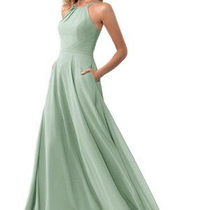 AZAZIE Melinda Agave Bridesmaid Dress Size 2